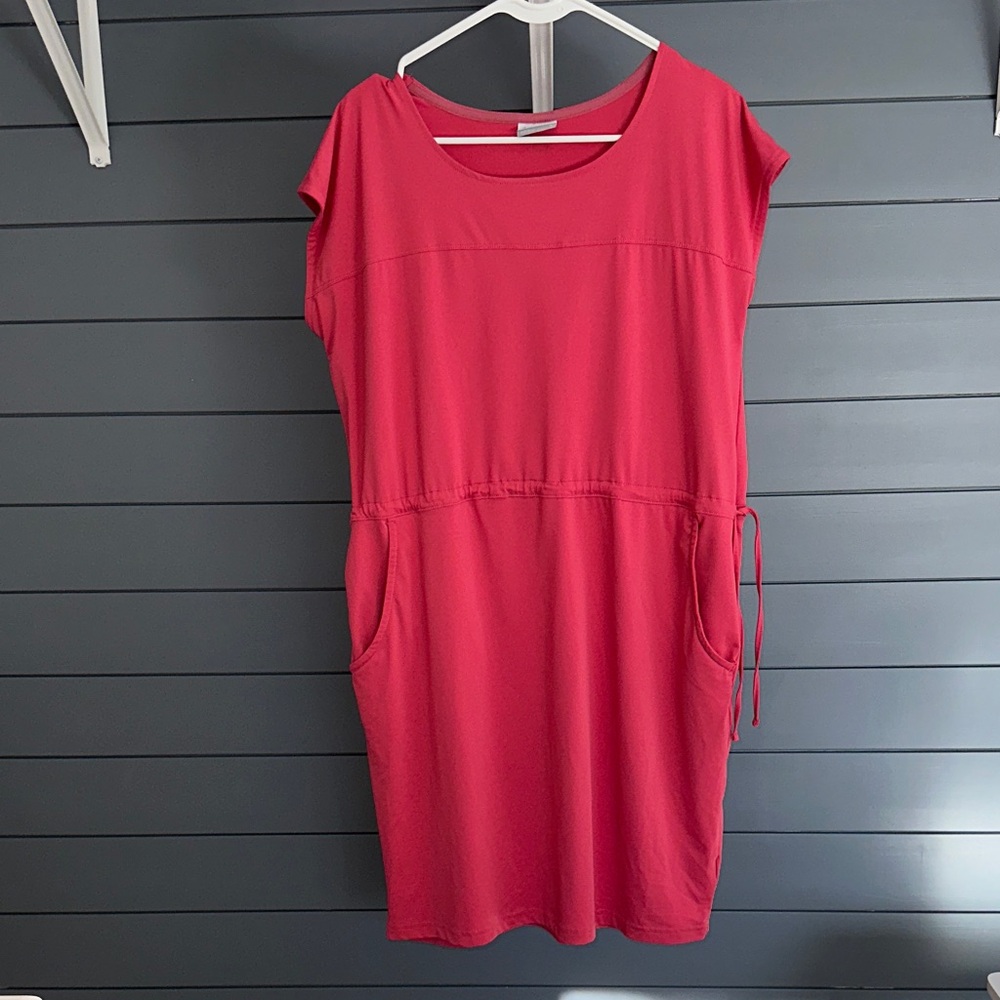 Casual  Columbia pink/coral Dress with Pockets